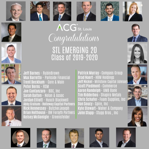 STL Emerging 20 Class of 2019-2020