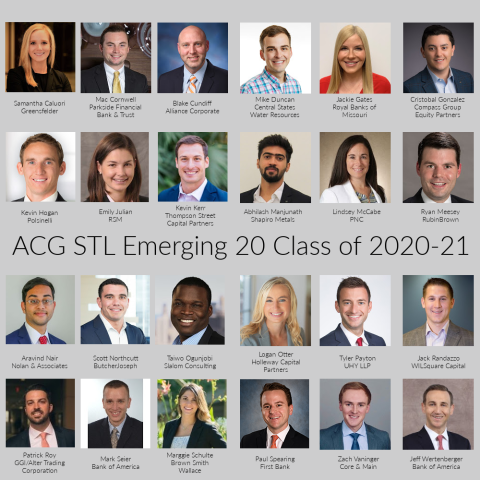 STL Emerging 20 Class of 2020-2021