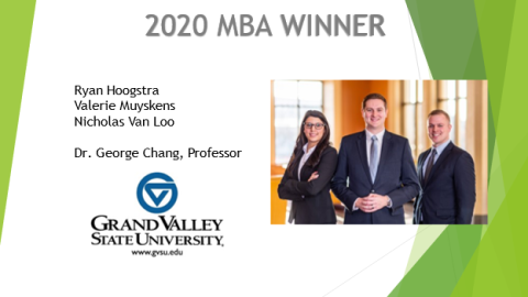 GVSU winning students