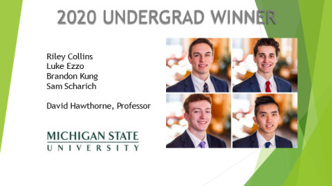 MSU winning students