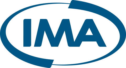 IMA logo, blue