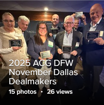 2025 ACG DFW November Dallas Dealmakers
