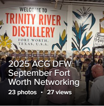 2025 ACG DFW September Fort Worth Networking 