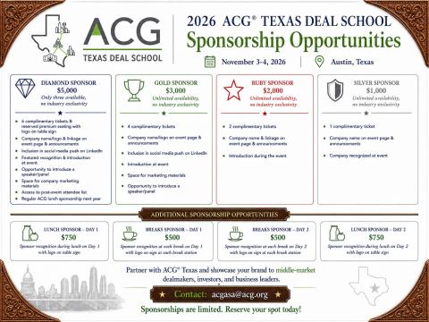 2026 Texas Deal School Sponsor Prospectus