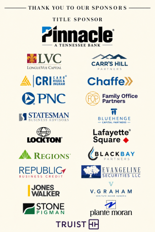 Thank you to our Sponsors