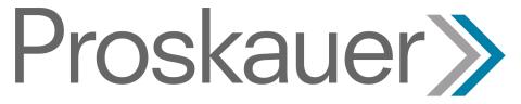 Proskauer Rose - Diamond Sponsor Proskauer Rose
