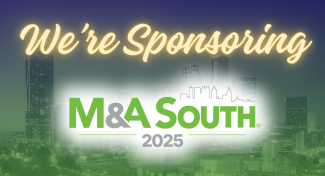 M&A South 2025 We're Sponsoring graphic