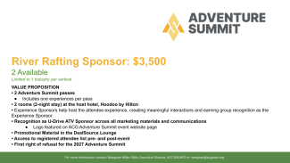 Sponsorship Opportunities