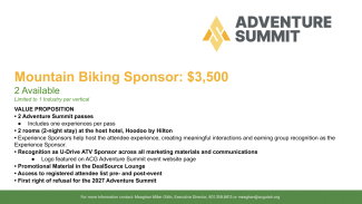 Sponsorship Opportunities