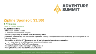 Sponsorship Opportunities