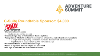 Sponsorship Opportunities