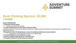 Sponsorship Opportunities