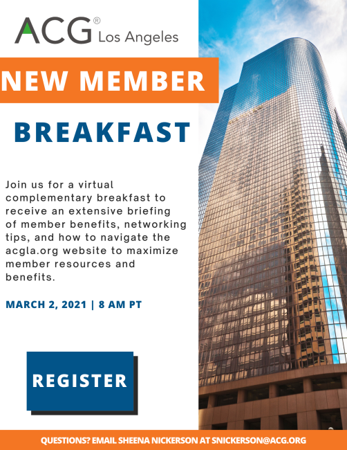 New Member Breakfast Flyer