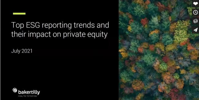 Webinar: Top ESG Reporting Trends and Their Impact on Private Equity ...