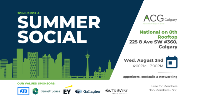 ACG Calgary Summer Social | ACG Calgary