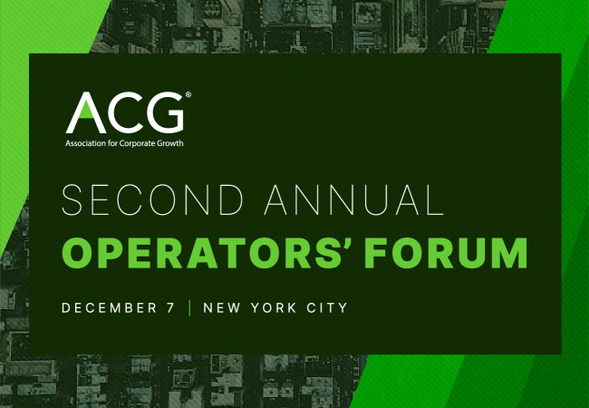 2nd Annual Operators' Forum