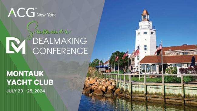 2024 ACG NY Summer Dealmaking Conference | ACG New York