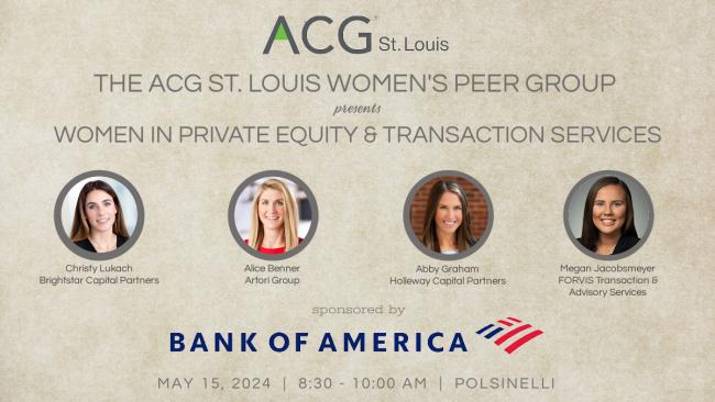 2024 STL Women's May Peer Group Panel | ACG St. Louis