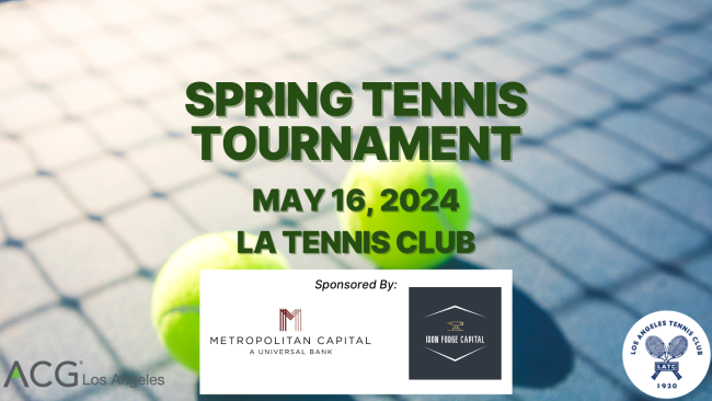 ACG Los Angeles | 2024 Spring Tennis Tournament | ACG Los Angeles