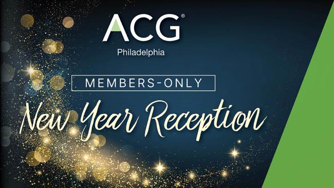2025 ACG Philadelphia | Members-Only New Year Reception | ACG Philadelphia