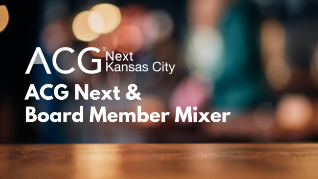 2025 ACG Next & Board Mixer | ACG Kansas City
