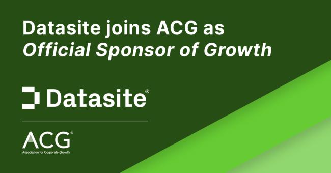 ACG® Welcomes Datasite® as an Official Sponsor of Growth | ACG Global