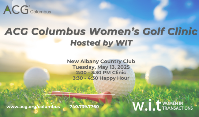 2026 COLUMBUS WIT: Women's Only Golf Clinic