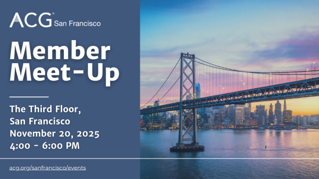ACG SF | Member Meet-Up at The Third Floor, November 2025 | ACG San ...