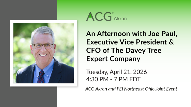 ACG Akron & FEI Northeast Ohio Presents: An Inside Look at The Davey Tree Expert Company