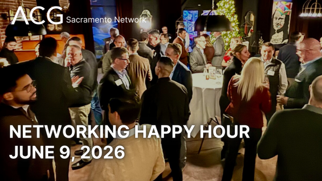 ACG Sacramento Network | Networking Happy Hour, June 2026