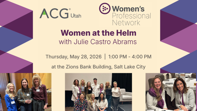2026 ACG Utah Women at the Helm