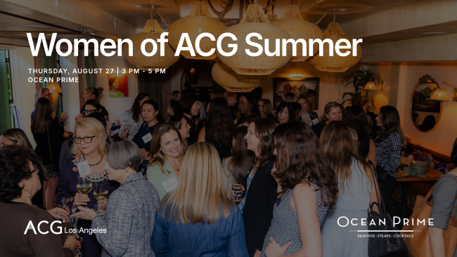ACG Los Angeles | Women of ACG Summer, August 2026