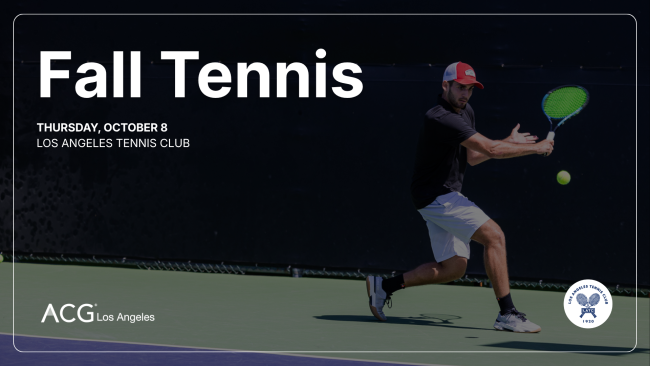 ACG Los Angeles | Fall Tennis, 2026