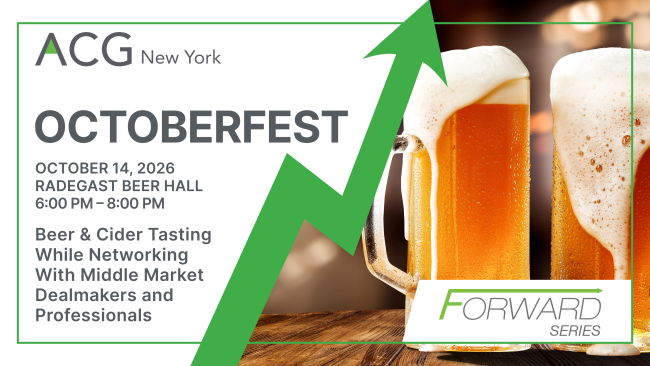 2026 ACG NY Forward Series - Fall Edition | Octoberfest