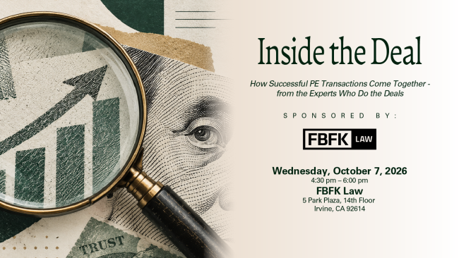 ACG OC Academy: The Inner Workings of a Private Equity Deal | 10.07.2026