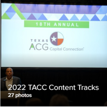 2022 TACC Content Tracks