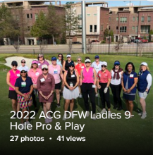 2022 ACG DFW Ladies 9-Hole Pro & Play