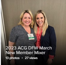 2023 ACG DFW March New Member Mixer