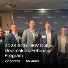 ACG DFW Dallas Dealmaker February Program