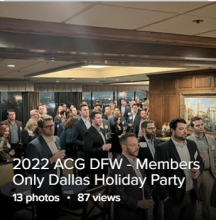 ACG DFW Members Only Dallas Holiday Party