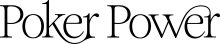 Poker Power Logo for 2023 ACG NY WOL Event