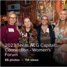 2023 Texas ACG Capital Connection - Women's Forum