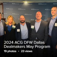 2024 Dallas Dealmakers May Program