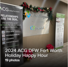ACG DFW 2024 Fort Worth Holiday Happy Hour