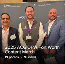 2025 ACG DFW Fort Worth March Content Program