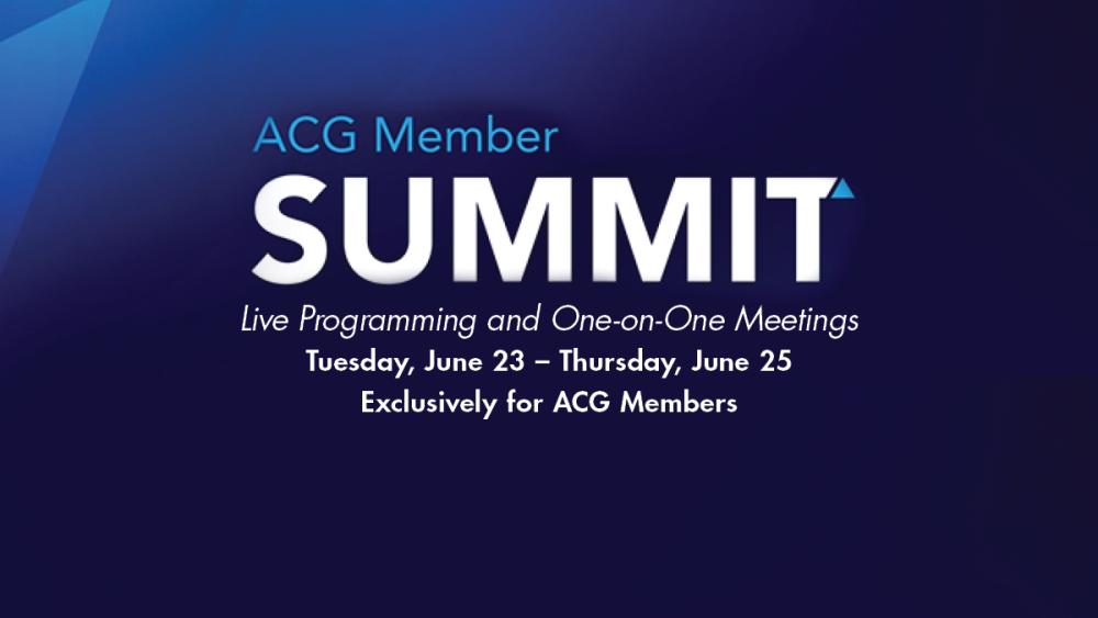 ACG Member Summit