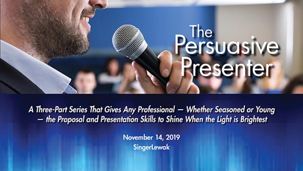 The Persuasive Presenter