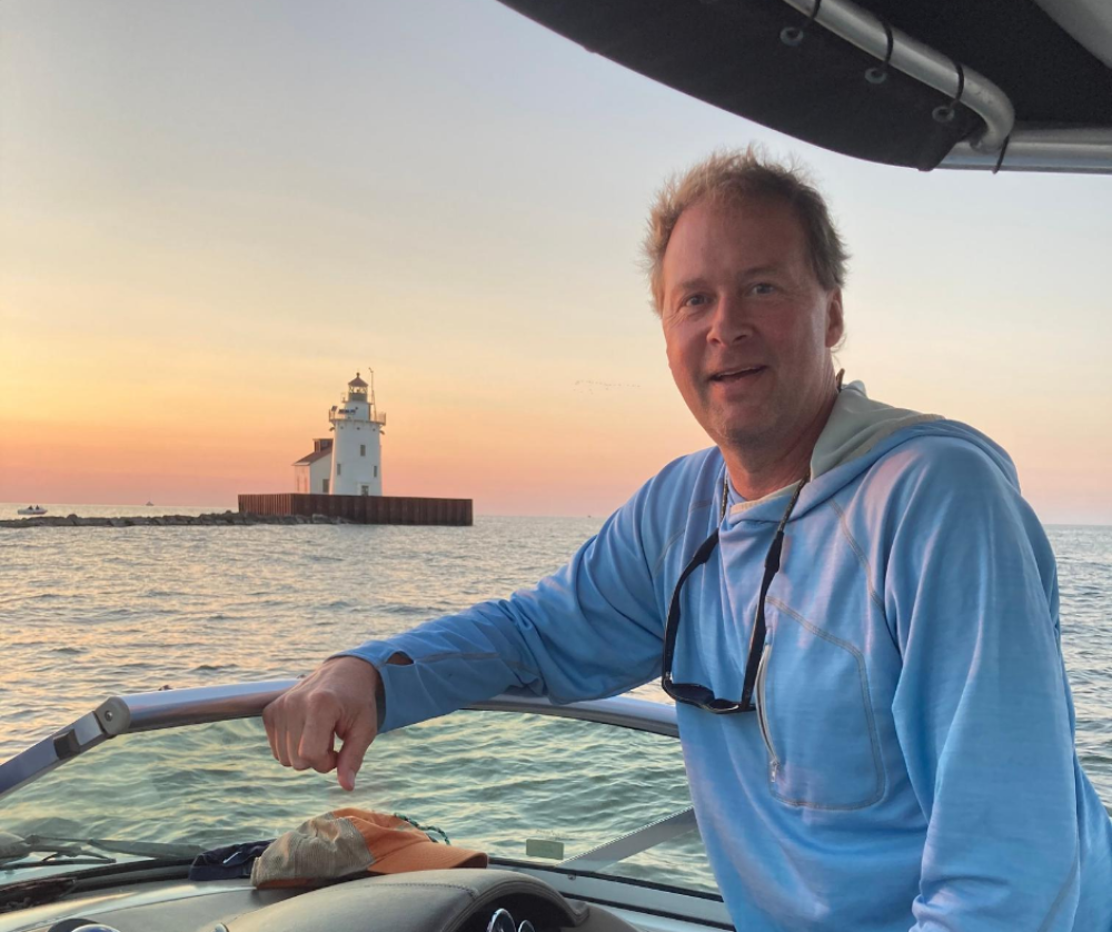 Jeff on a Boat