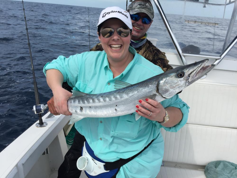 MArgaret and her barracuda