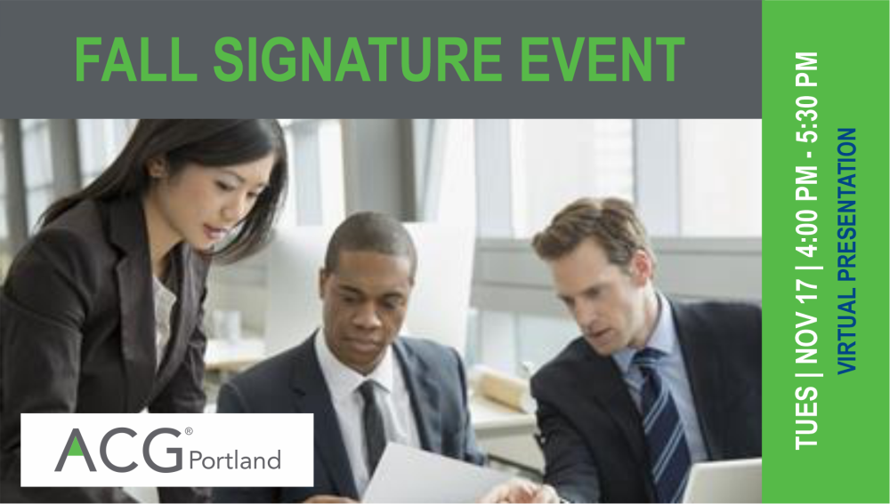 Fall Signature Event